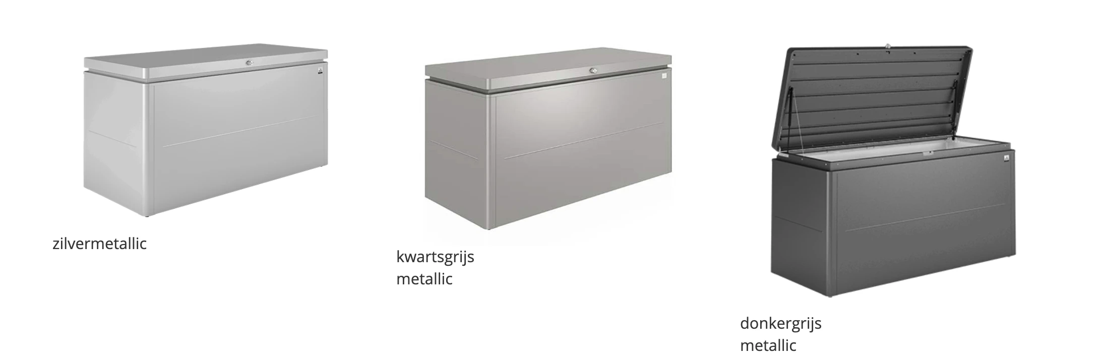 Biohort LoungeBox Zilver Metallic 160 x 70 cm - Afbeelding 7